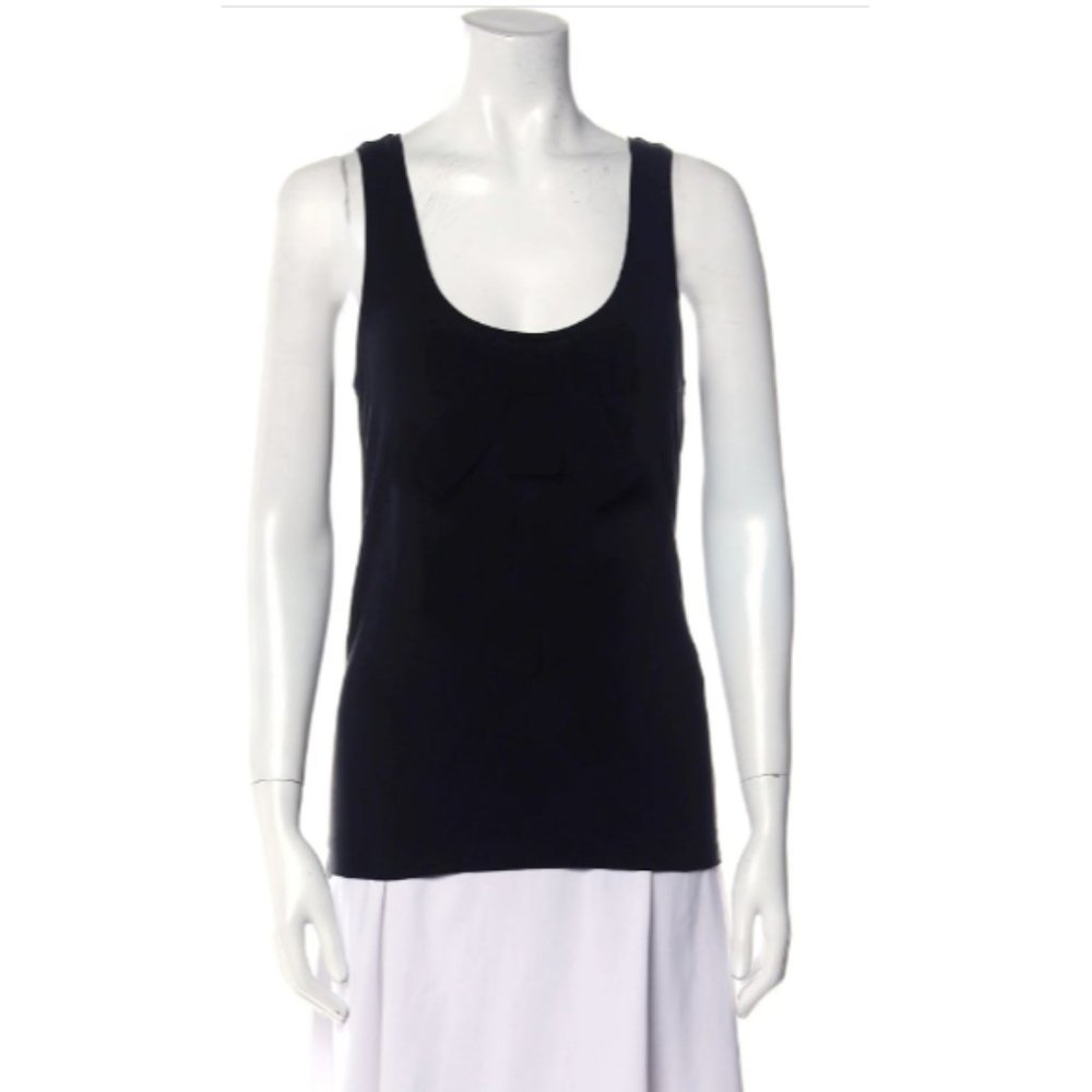 Kate Spade New York Black Bow Tank Top, Size Small - NWT!